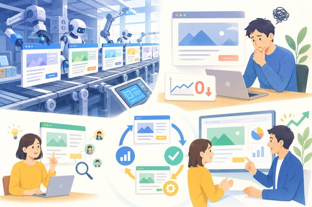 AIでLPを作ったのに成果が出ない会社の共通点｜2026年の現場で起きていること